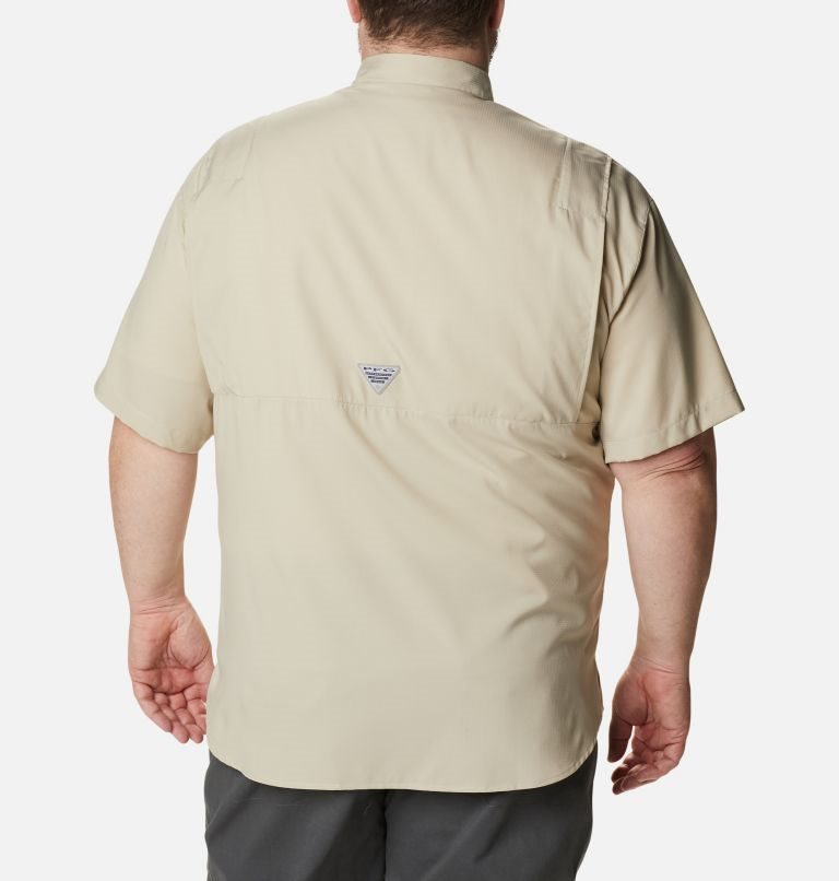 Men's Columbia PFG Tamiami II Short Sleeve Shirts Khaki | Plus Size CA-SAL86